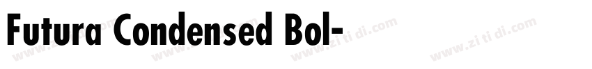 Futura Condensed Bol字体转换 Futura Condensed Bol字体转换
